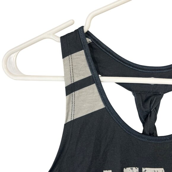 NFL Team Apparel Las Vegas Raiders Womens Size Large Tank Top Twisted Back NWT - Picture 3 of 11
